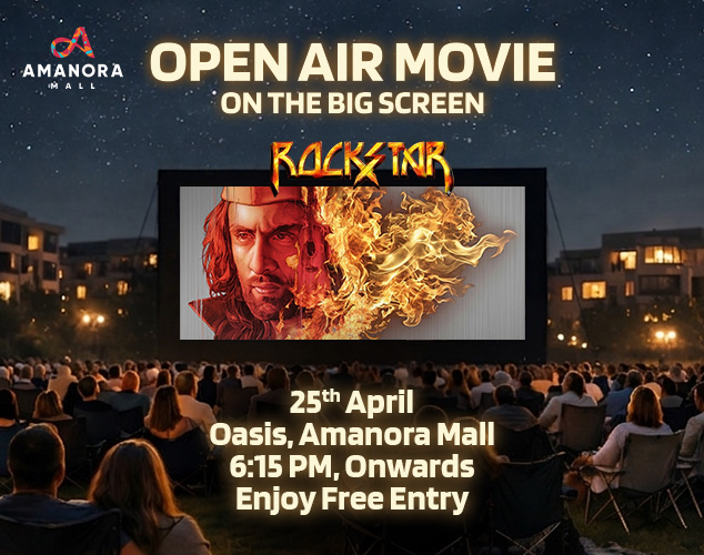 Open Air Movie Night – Rockstar at Amanora Mall, Pune