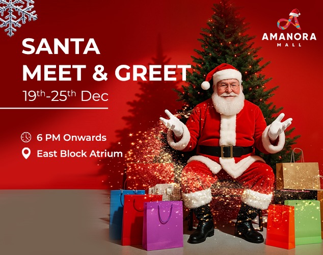 Santa Meet and Greet  Amanora Mall