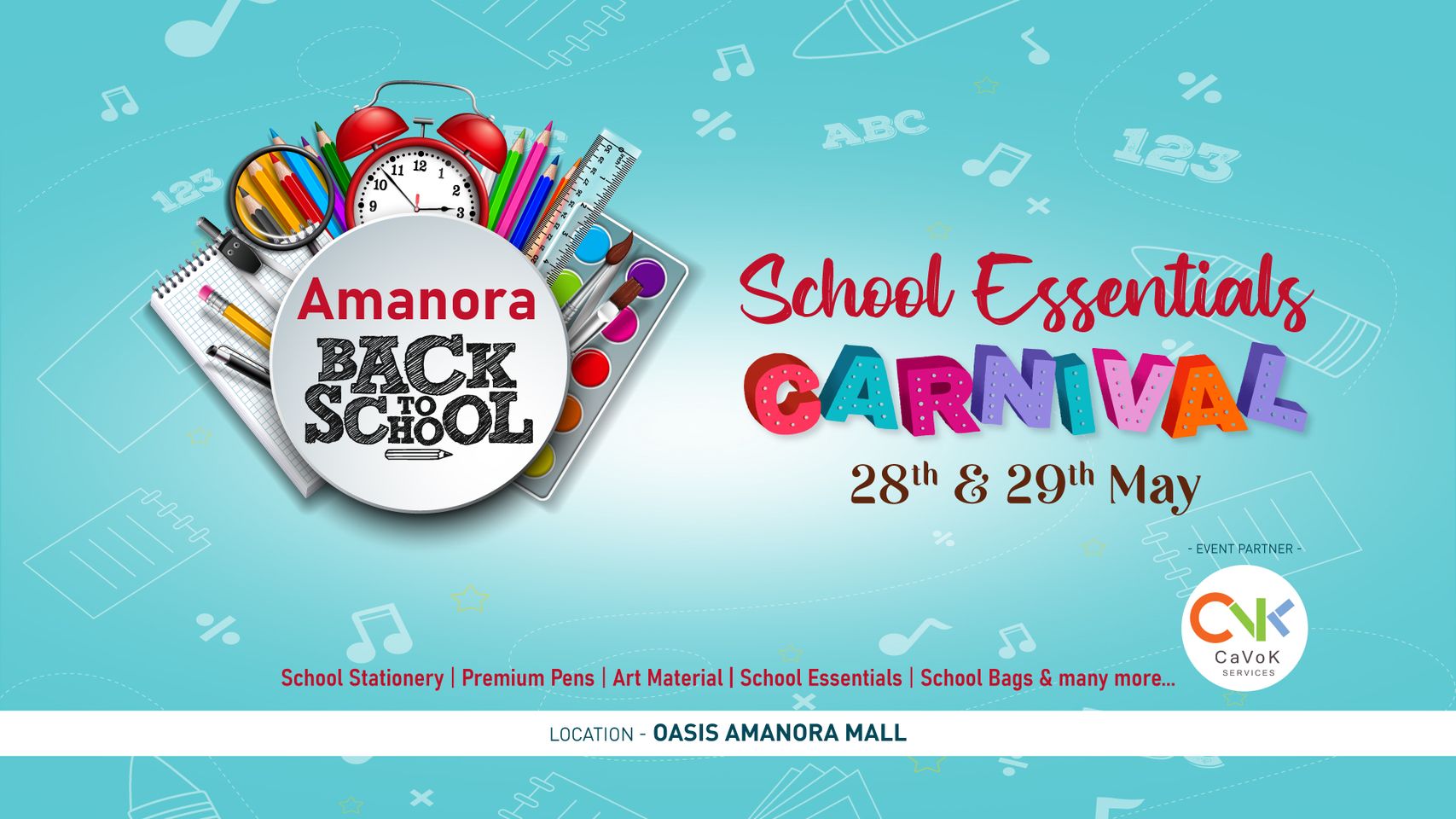 School Essentials Carnival at Amanora Mall