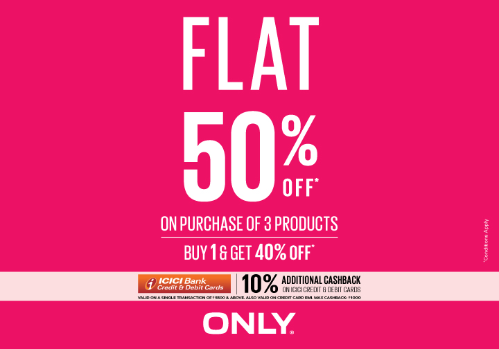 Flat 50% Off